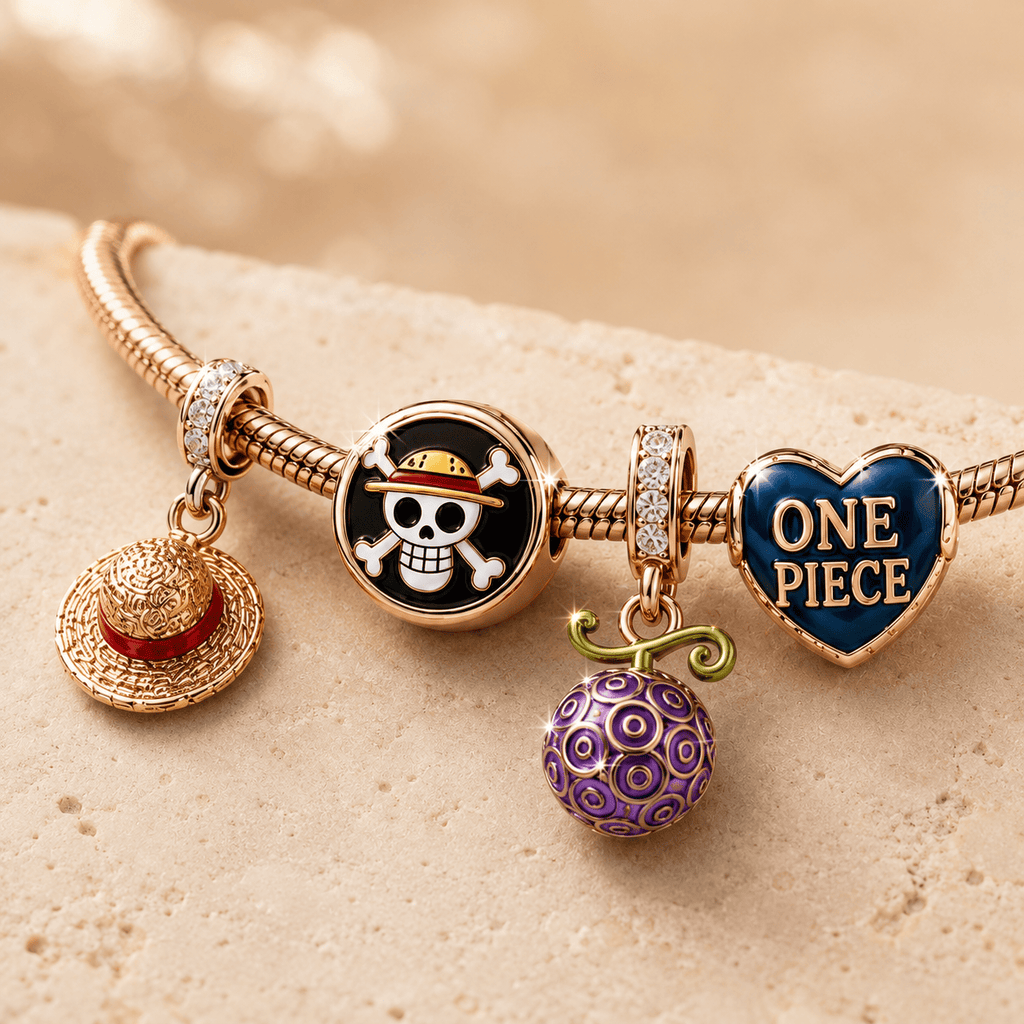 OPC Rose Gold Charm Bracelet Set TMH
