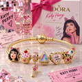 PKY Gold Charm Bracelet Set VTH