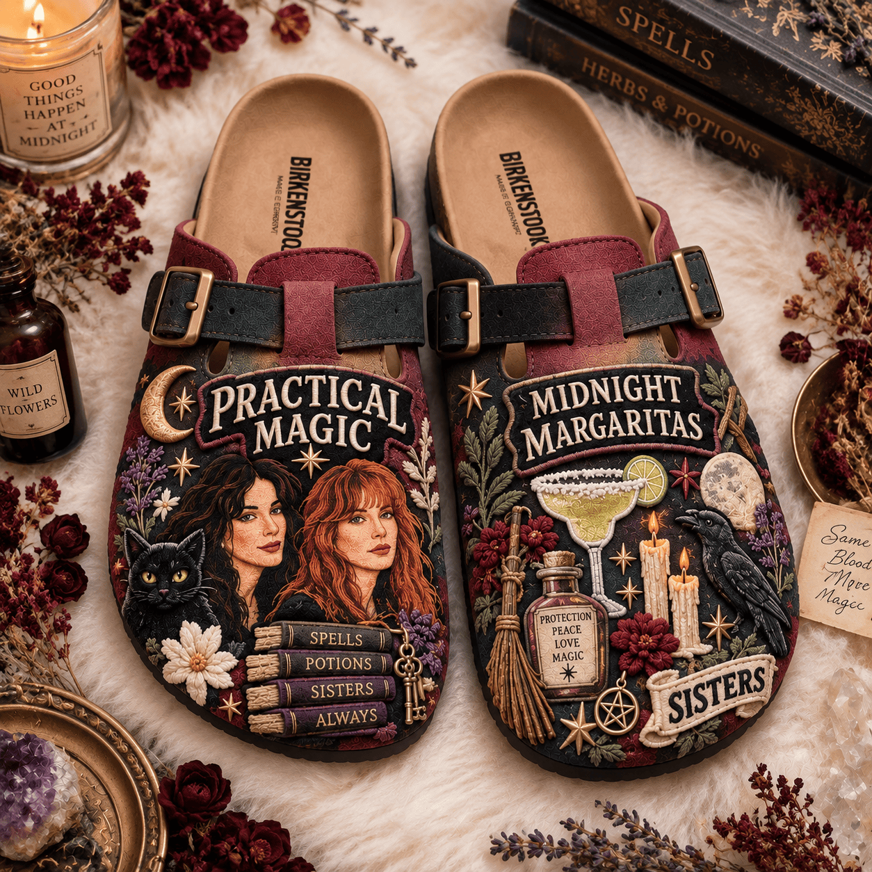 PREMIUM PTCM MINK SUEDE CLOGS TTNL