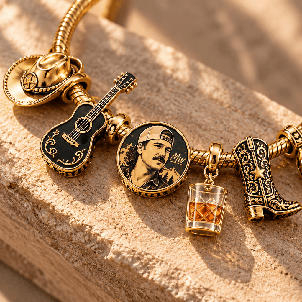 MGWL Gold Charm Bracelet Set TTN