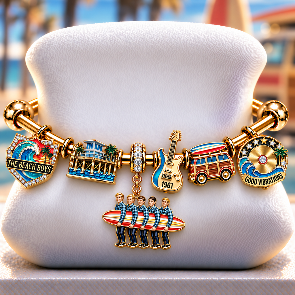 TBT Silver Charm Bracelet Set NTVA