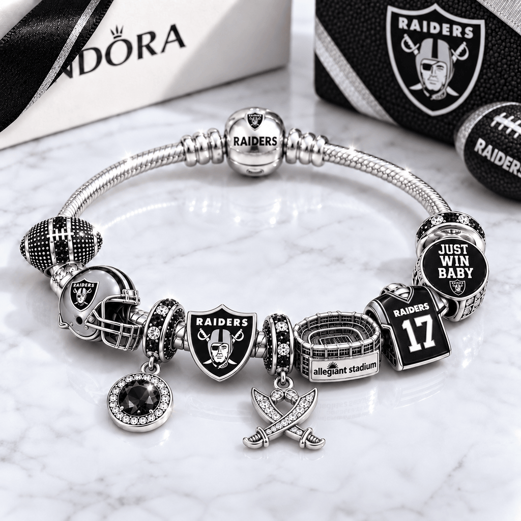 LVR Silver Charm Bracelet Set BMD