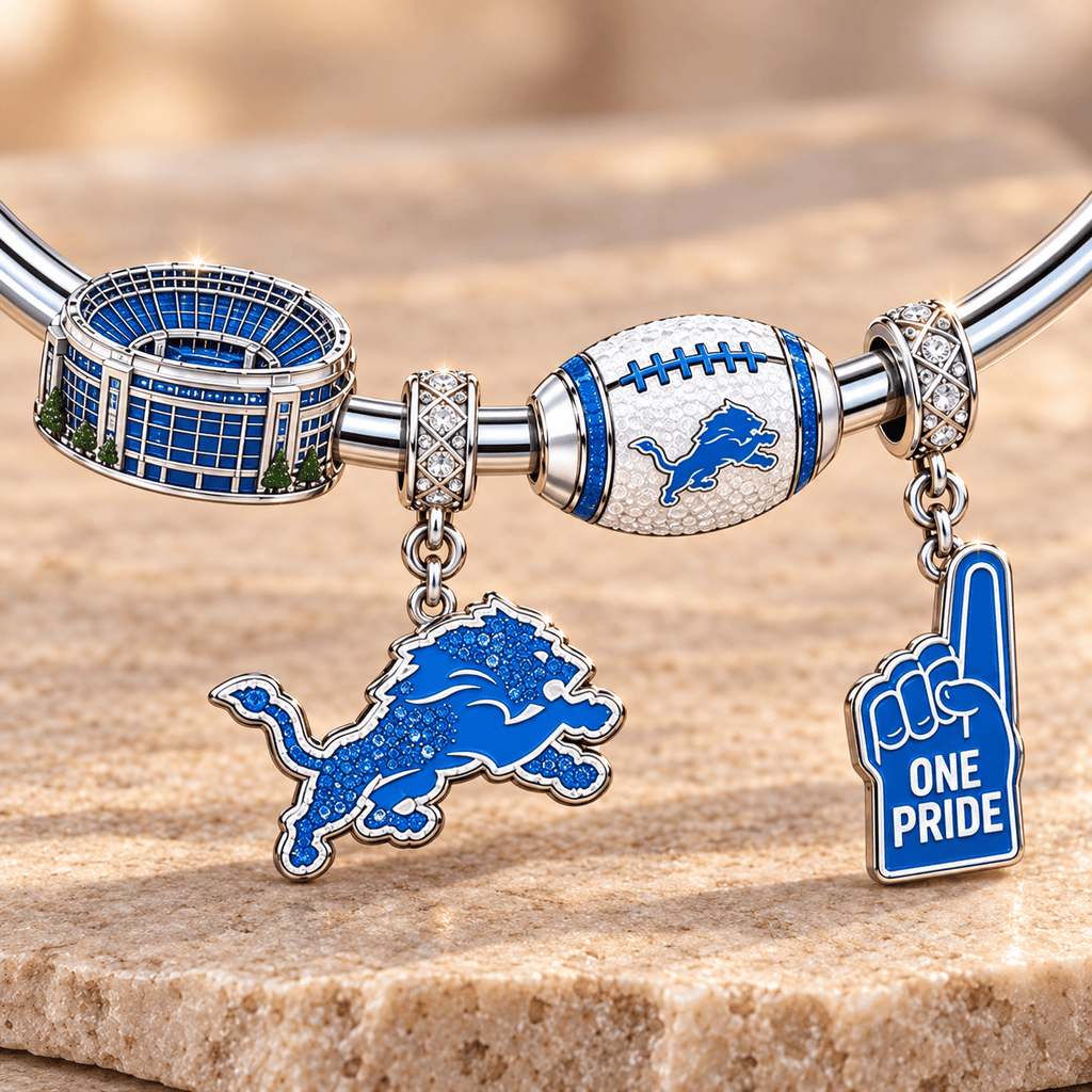 DTLN Silver Charm Bracelet Set TMH